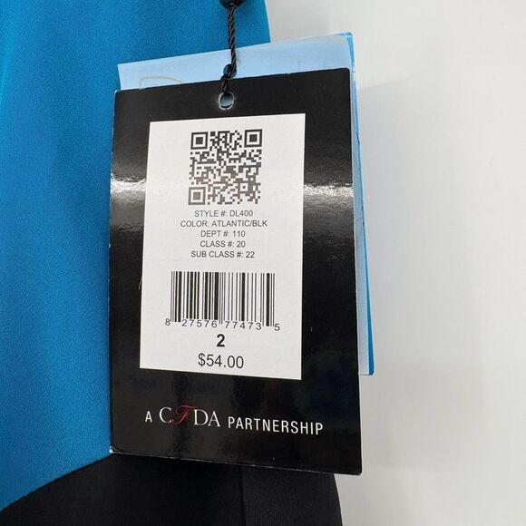 Derek Lam Y2K Knee Length Skirt in Turquoise and Black Women’s Size 2 NWT - Picture 6 of 8